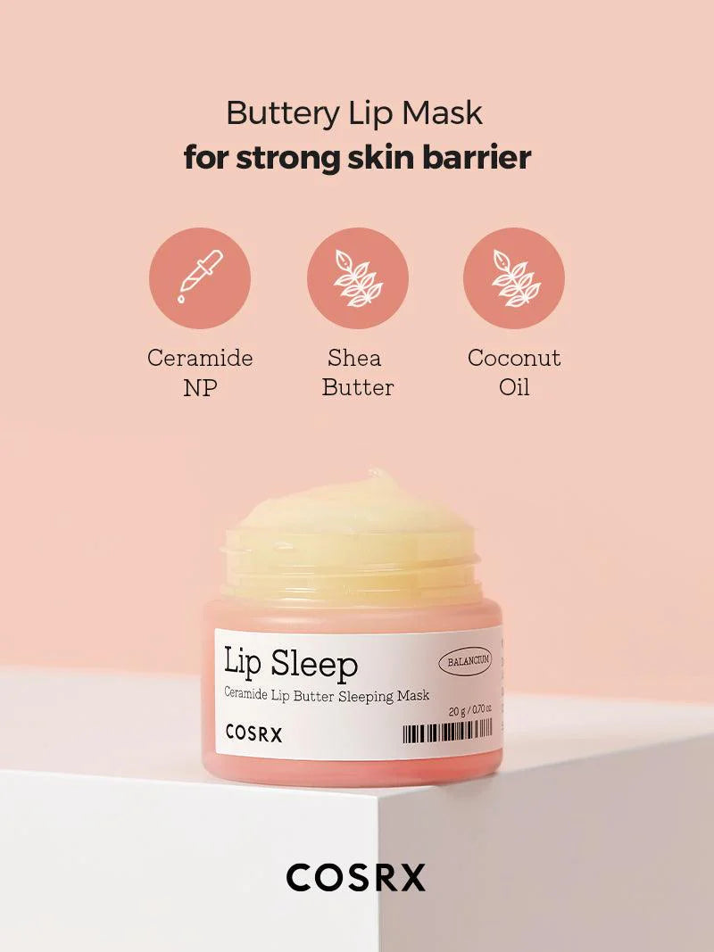 Cosrx Balancium Lip Butter Sleeping Ceramide Mask Balm 20gr