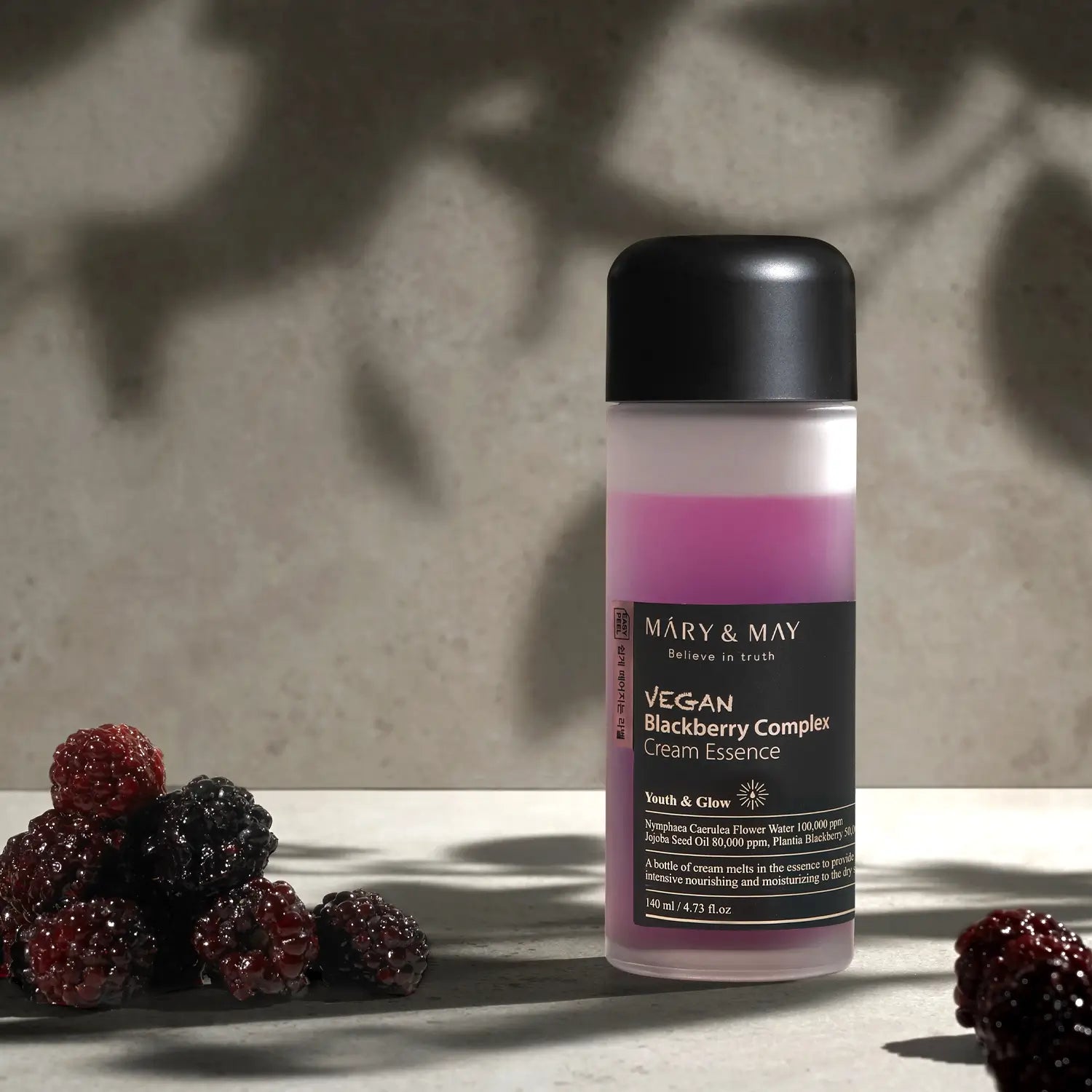 Mary&May Vegan Blackberry Complex Cream Essence 140ml-SKEEN