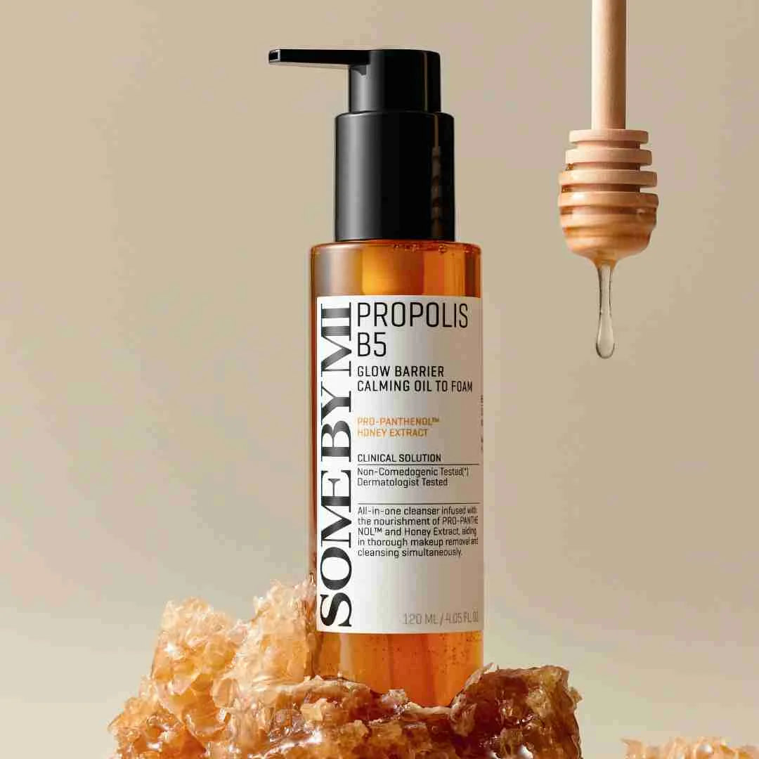 SOMEBYMI Propolis B5 Glow Barrier Calming Oil to Foam 120ml-SKEEN