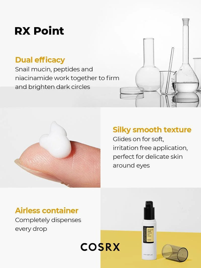 COSRX Advanced Snail Peptide Eye Cream 25ml-SKEEN