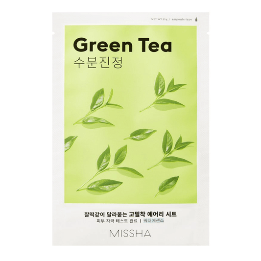 MISSHA Airy Fit Sheet Mask Green Tea 20ml-SKEEN