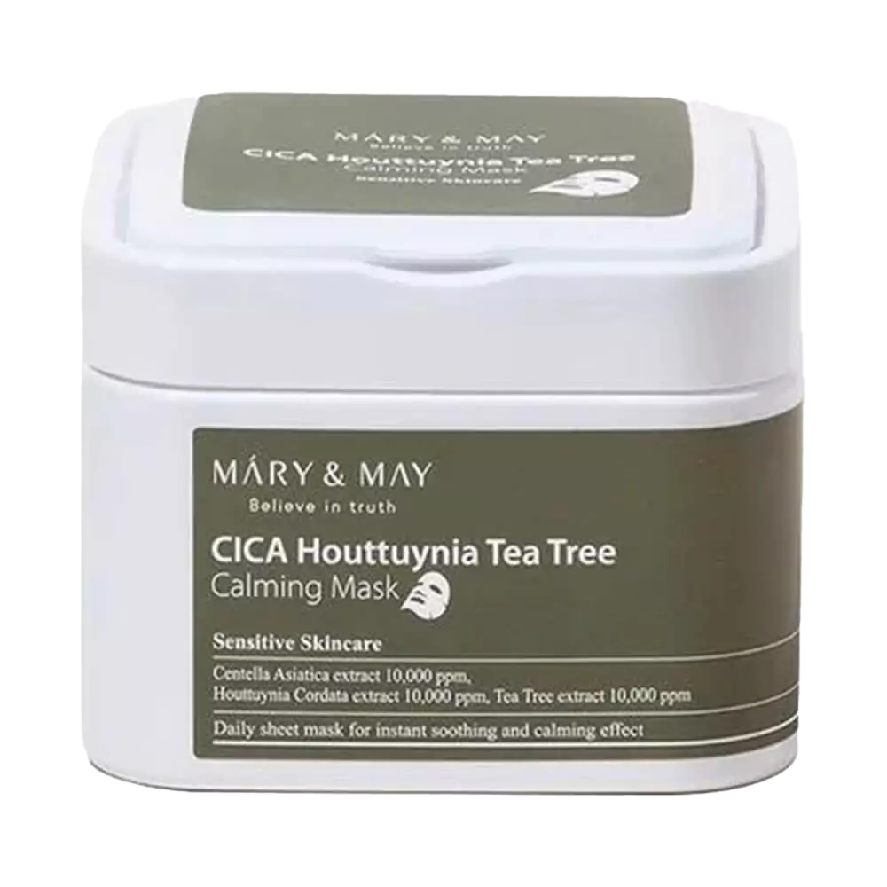 MARY&MAY CICA Houttuynia Tea Tree Calming Sheet Masks 30pcs-SKEEN