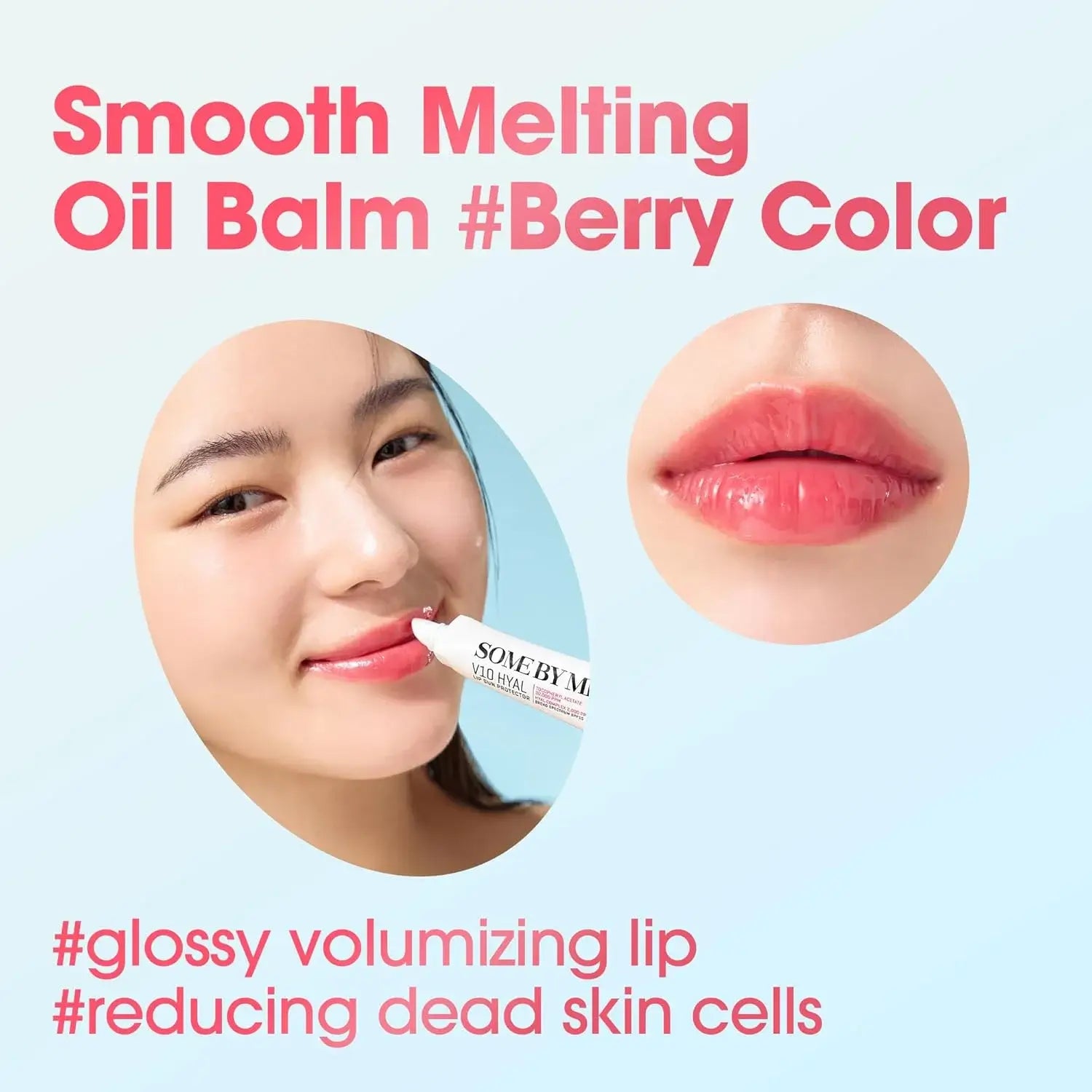 SOMEBYMI V10 HYAL Lip Sunprotection SPF15 7ml - Berry-SKEEN