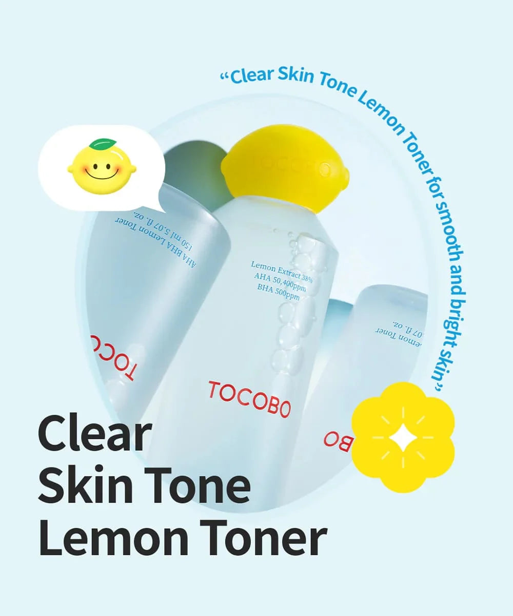TOCOBO AHA BHA Lemon Toner 150ml-SKEEN