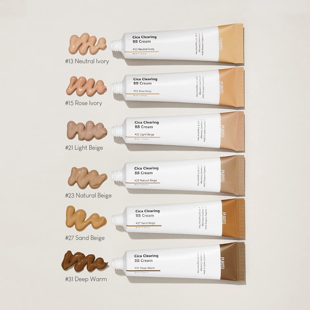 PURITO Cica Clearing BB Cream 30ml - 31 Deep Warm-SKEEN