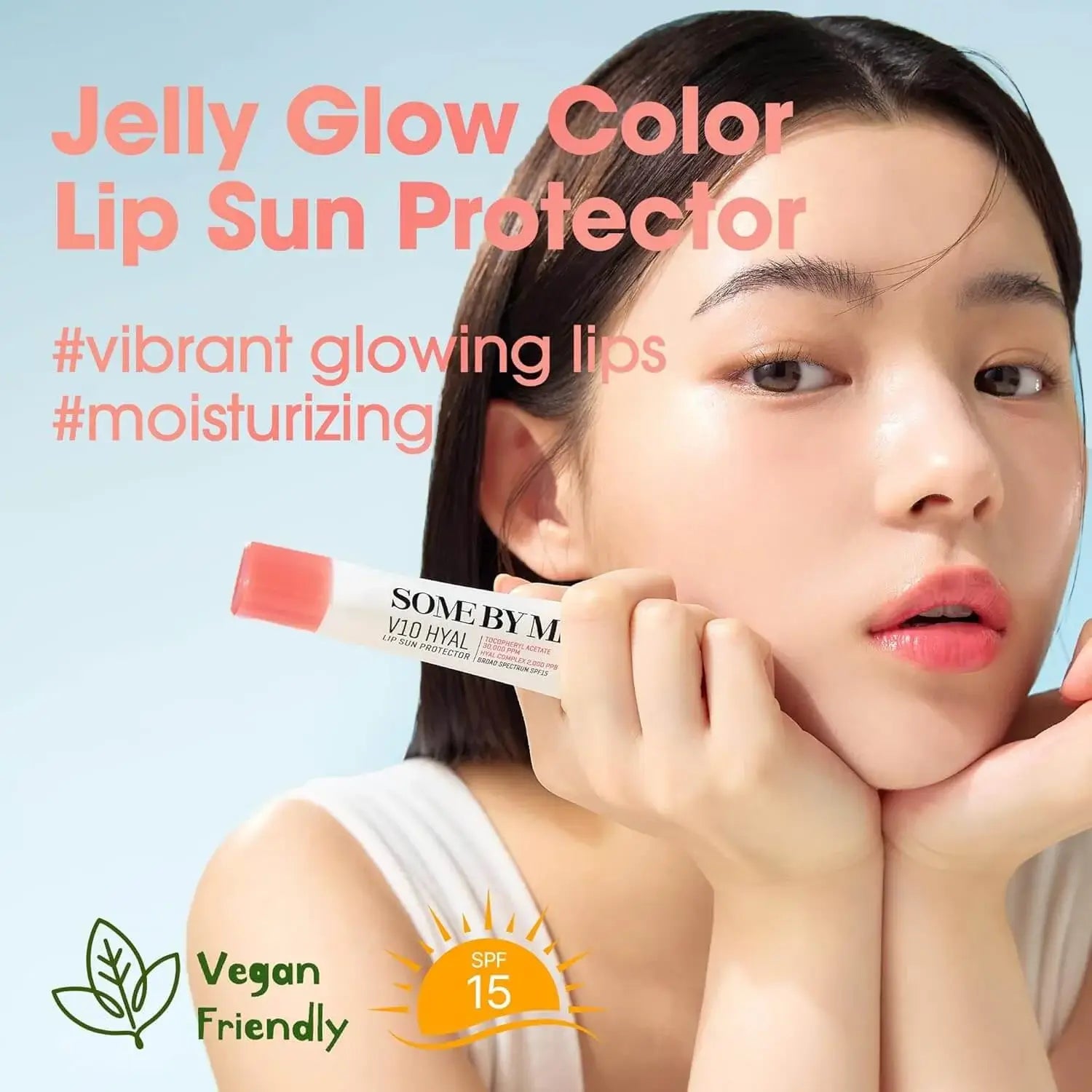 SOMEBYMI V10 HYAL Lip Balm Sunprotection SPF15 7ml - Rosy-SKEEN