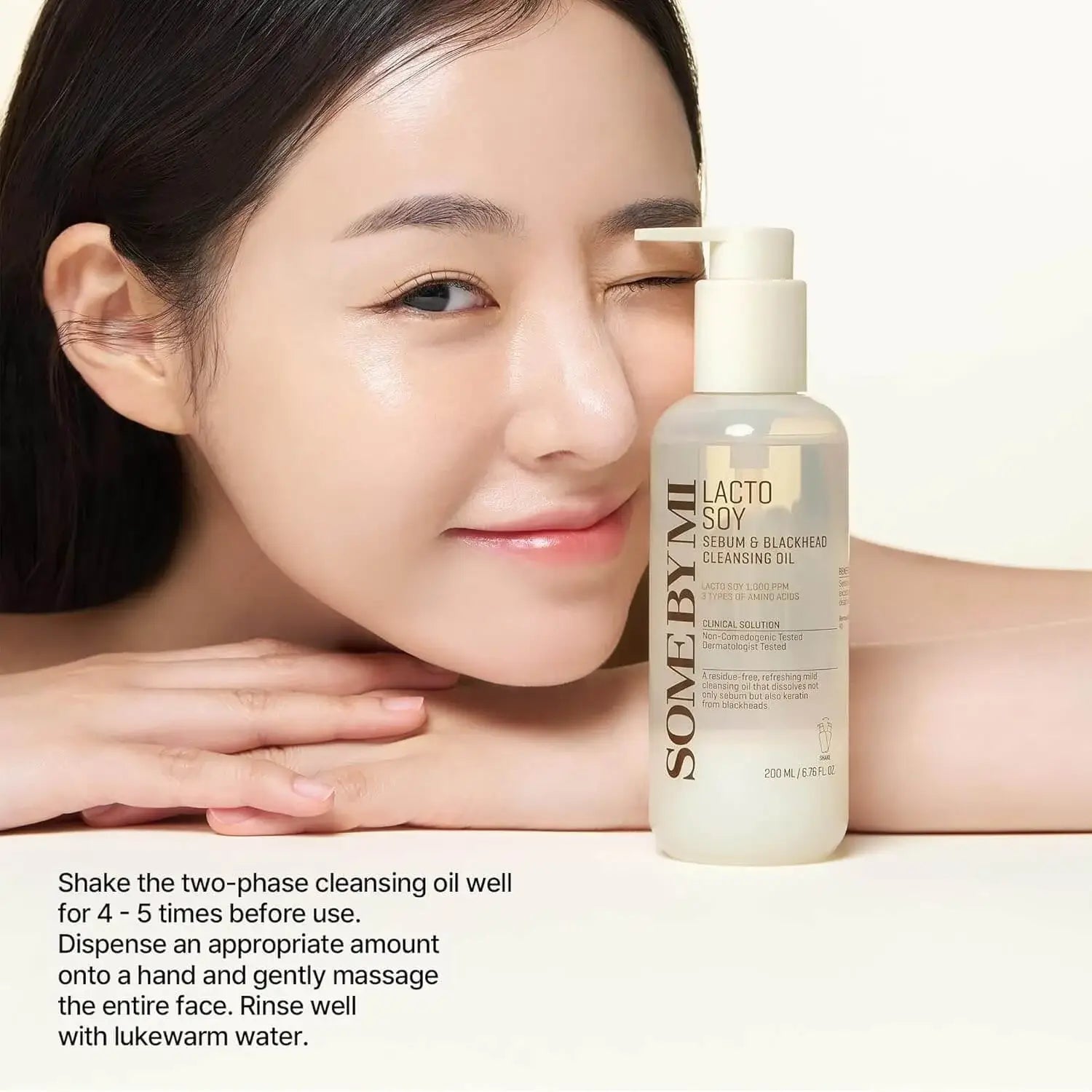 SOMEBYMI Lactosoy Sebum & Blackhead Cleansing Oil 200ml-SKEEN