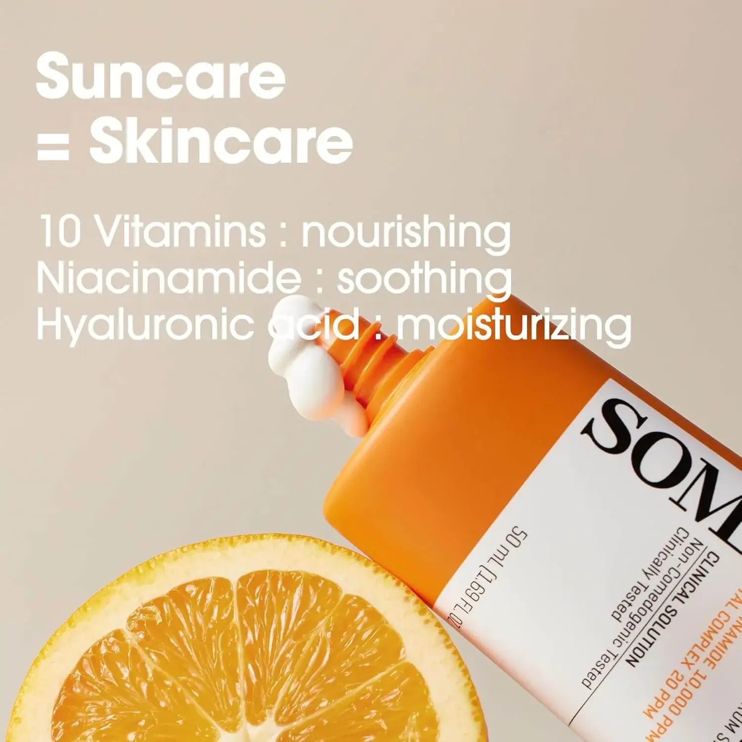 SOMEBYMI V10 HYAL Airfit Sunscreen SPF50+ 50ml-SKEEN