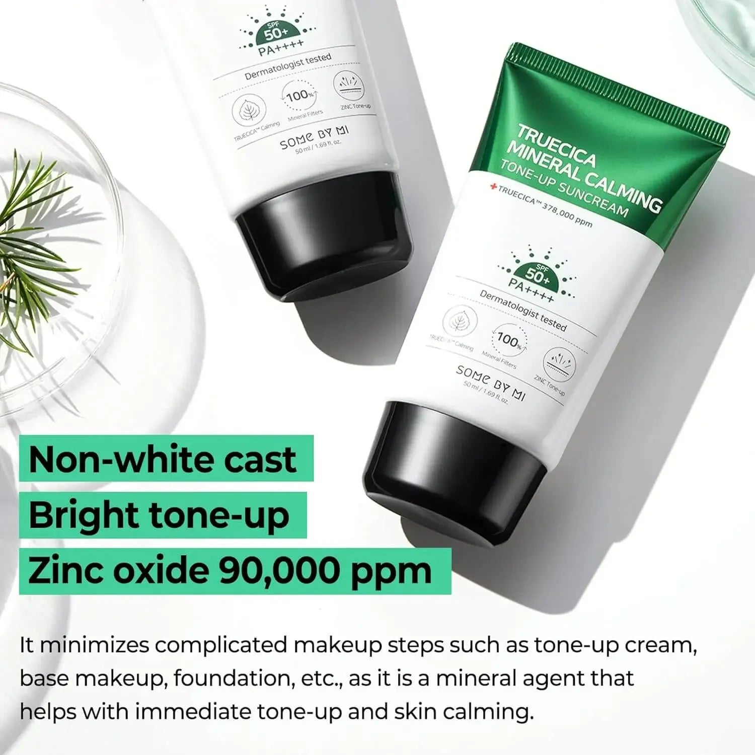 SOMEBYMI Truecica Mineral Calming Suncream 50ml-SKEEN