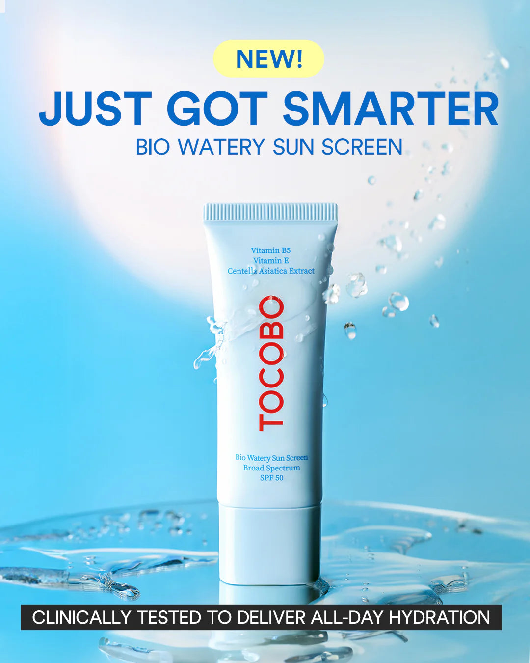 TOCOBO Bio Watery Αντηλιακή Κρέμα SPF50+ PA++ ++ 50ml