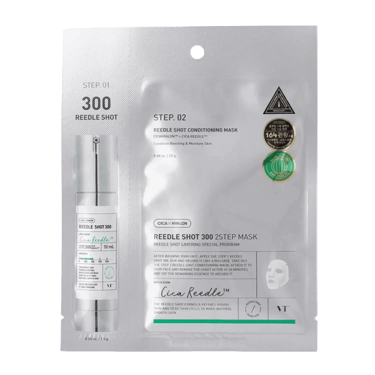 VT Cosmetics Mild Reedle Shot 700 2-step Mask 1.5g + 25g-SKEEN