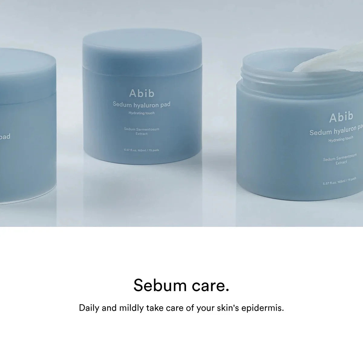 ABIB Sedum Hyaluron Facial Pads 75pcs - 165ml