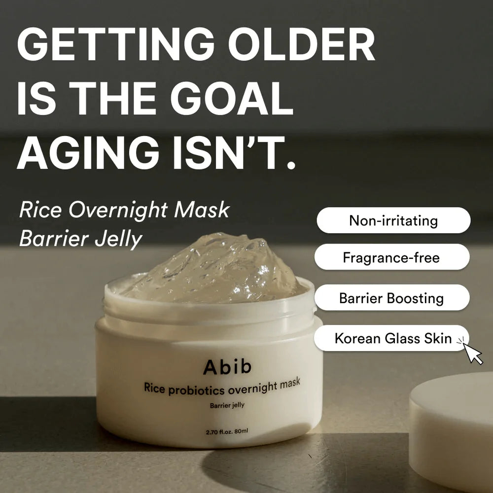 ABIB Rice Probiotics Overnight Mask Barrier Jelly 80ml