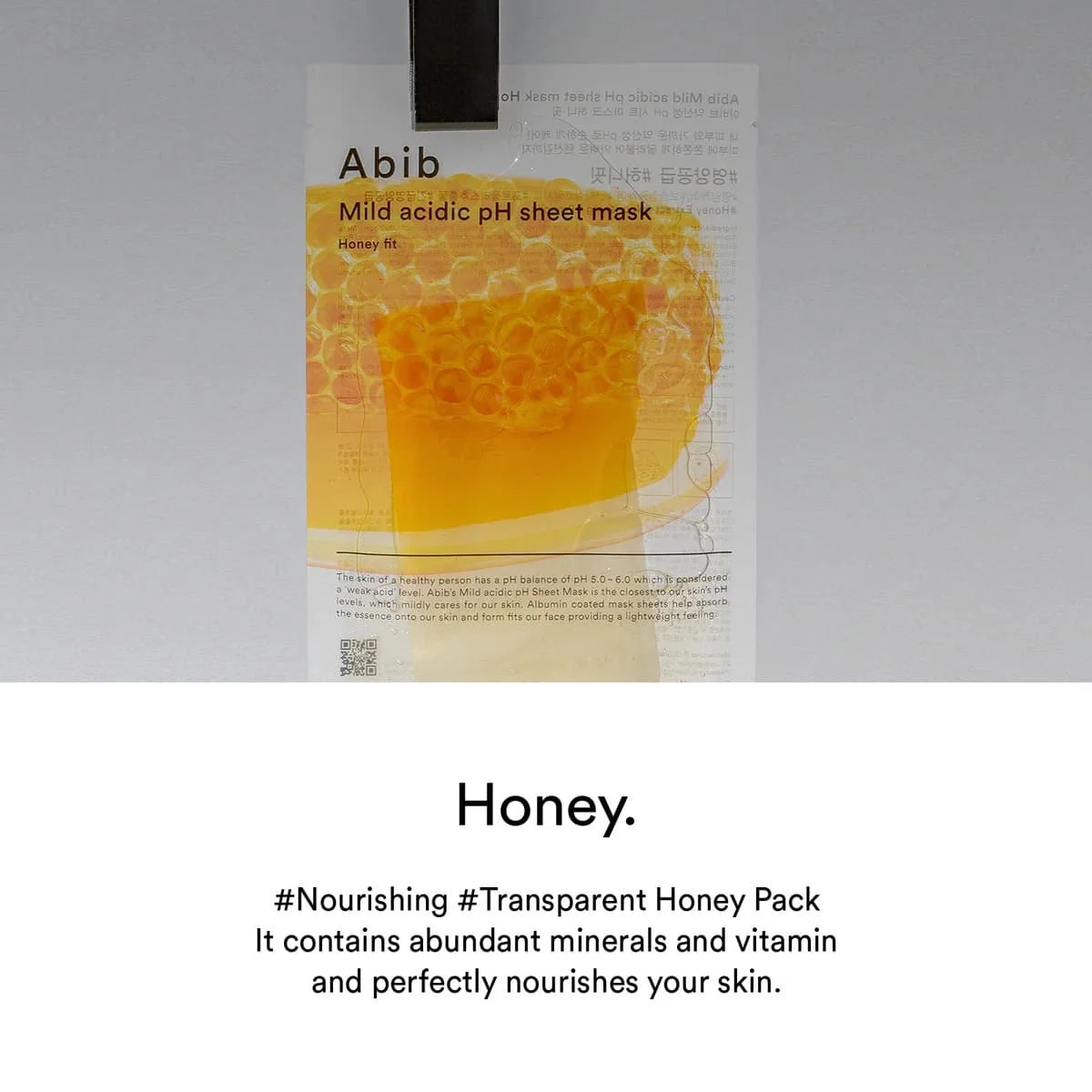 ABIB Mild Acidic pH Sheet Mask Honey Fit 30ml
