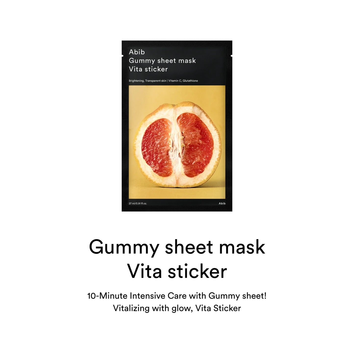 ABIB Gummy Sheet Mask Vita Sticker 27ml