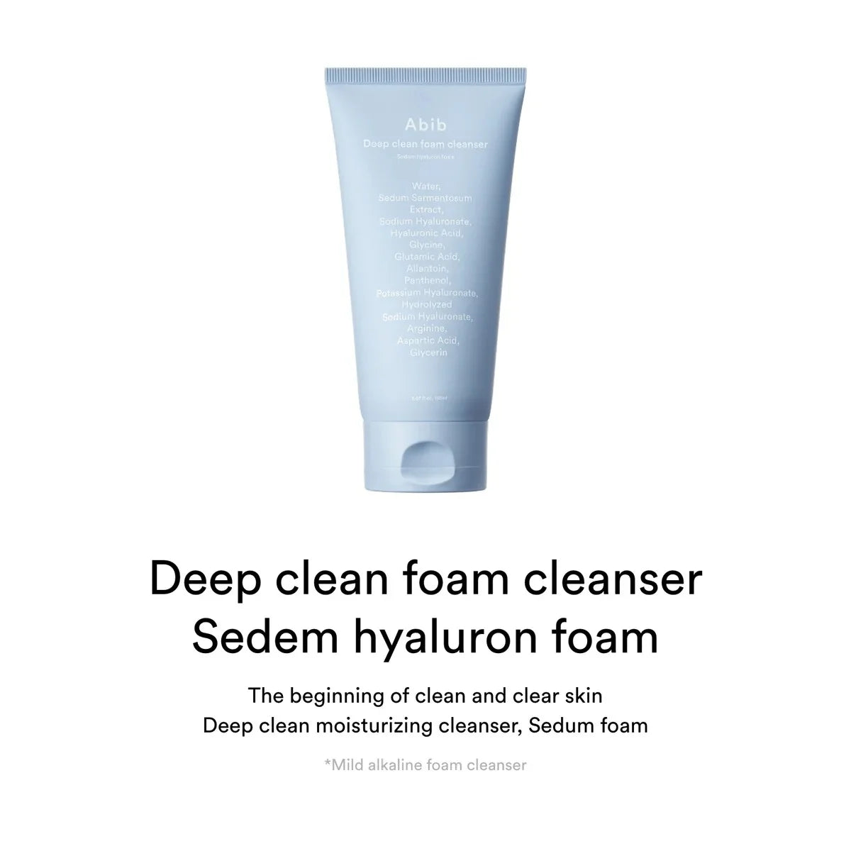 ABIB Deep Clean Foam Cleanser - Sedum Hyaluron Foam 150ml