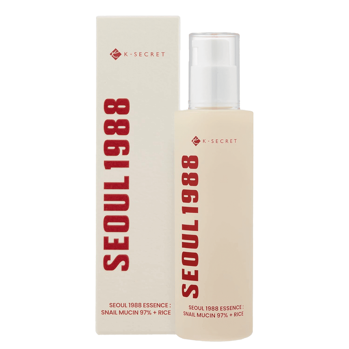K-SECRET SEOUL 1988 Essence : Snail Mucin 97% + Rice 100ml