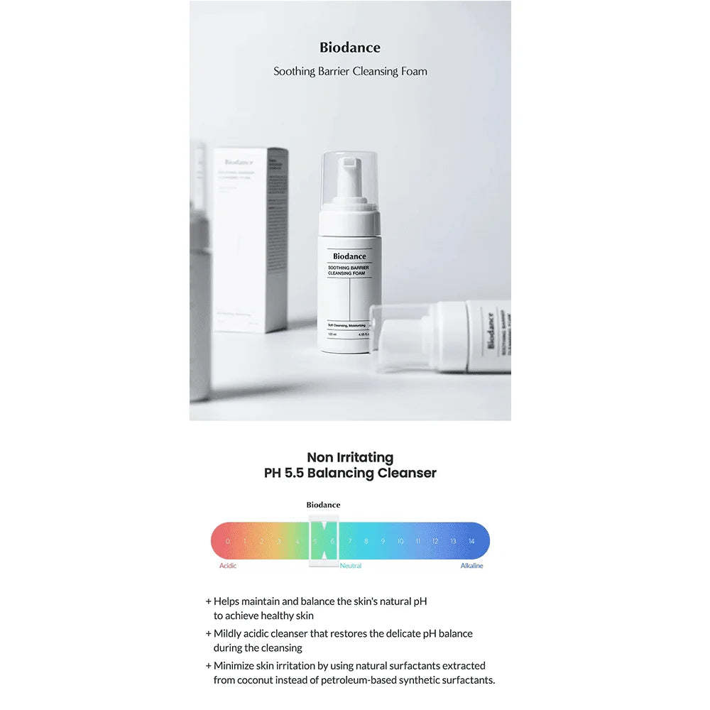 BIODANCE Soothing Barrier Cleansing Foam 120ml