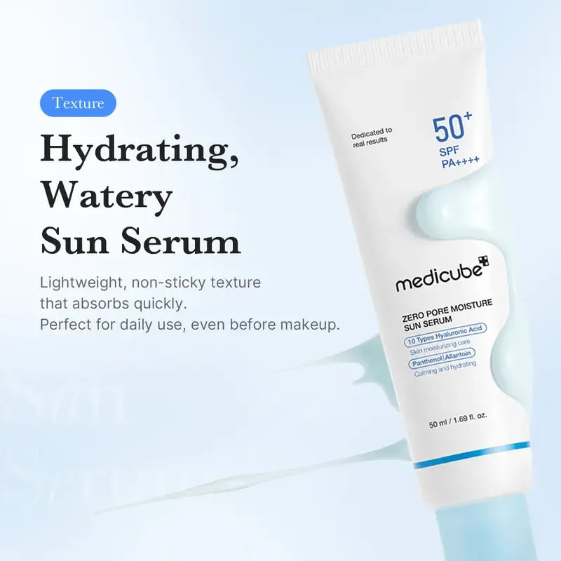 MEDICUBE Zero Pore Moisture Sun Serum 50ml