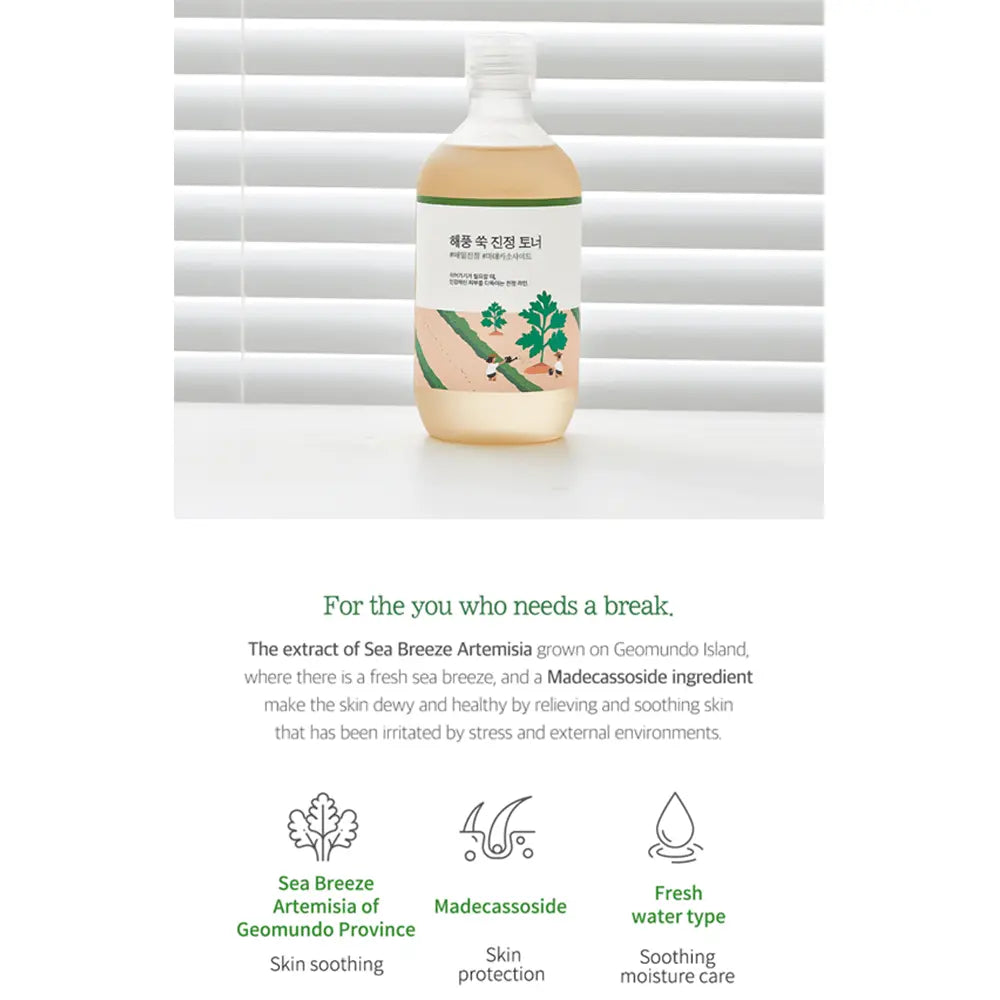 ROUND LAB Mugwort Calming Toner 300ml-SKEEN