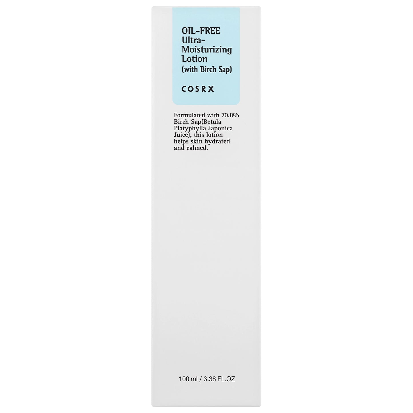 COSRX Oil Free Ultra Moisturizing Lotion με Birch Sap - Ενυδατική Προσώπου 100ml 