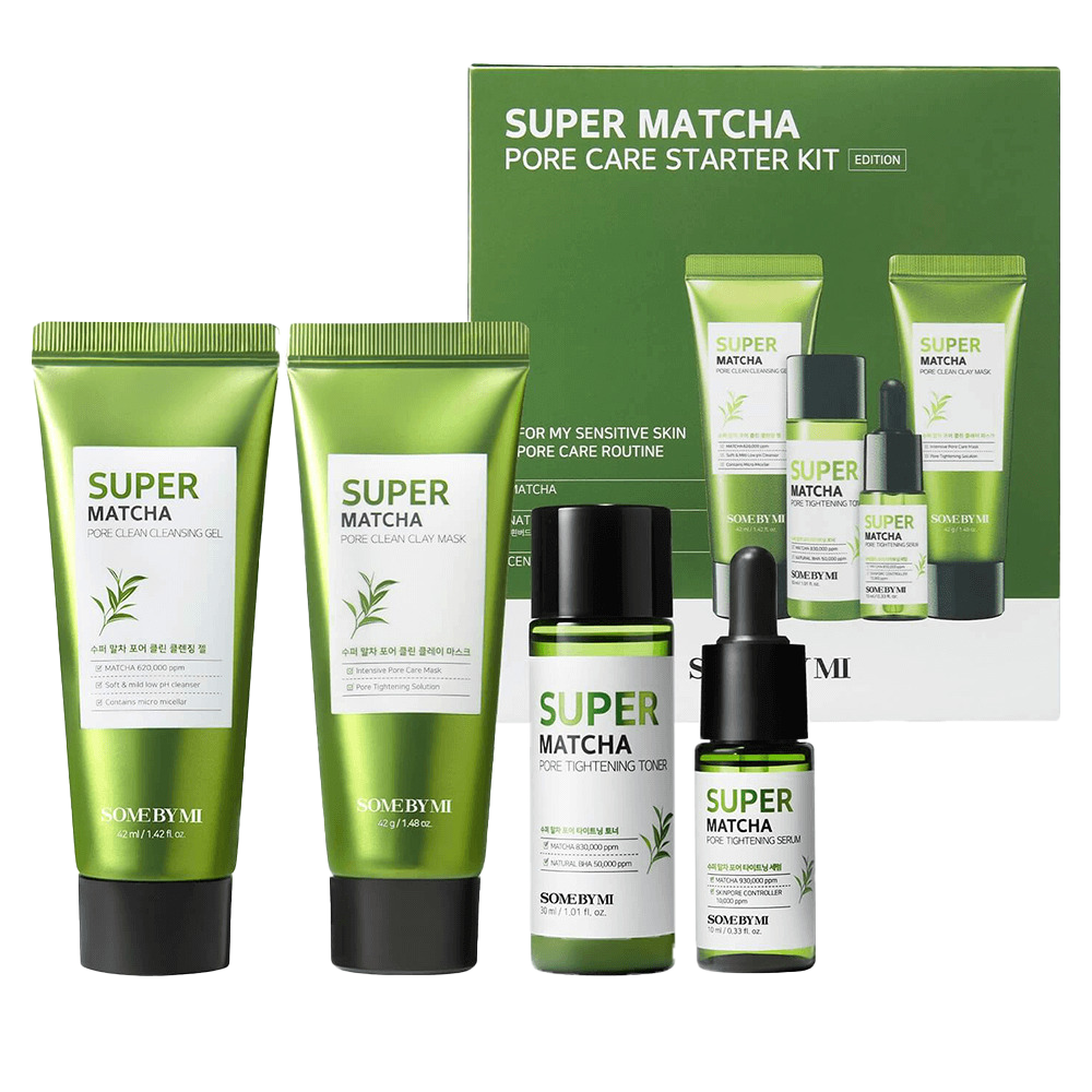 SOMEBYMI Super Matcha Pore Care Starter Kit Σετ Περιγραφή