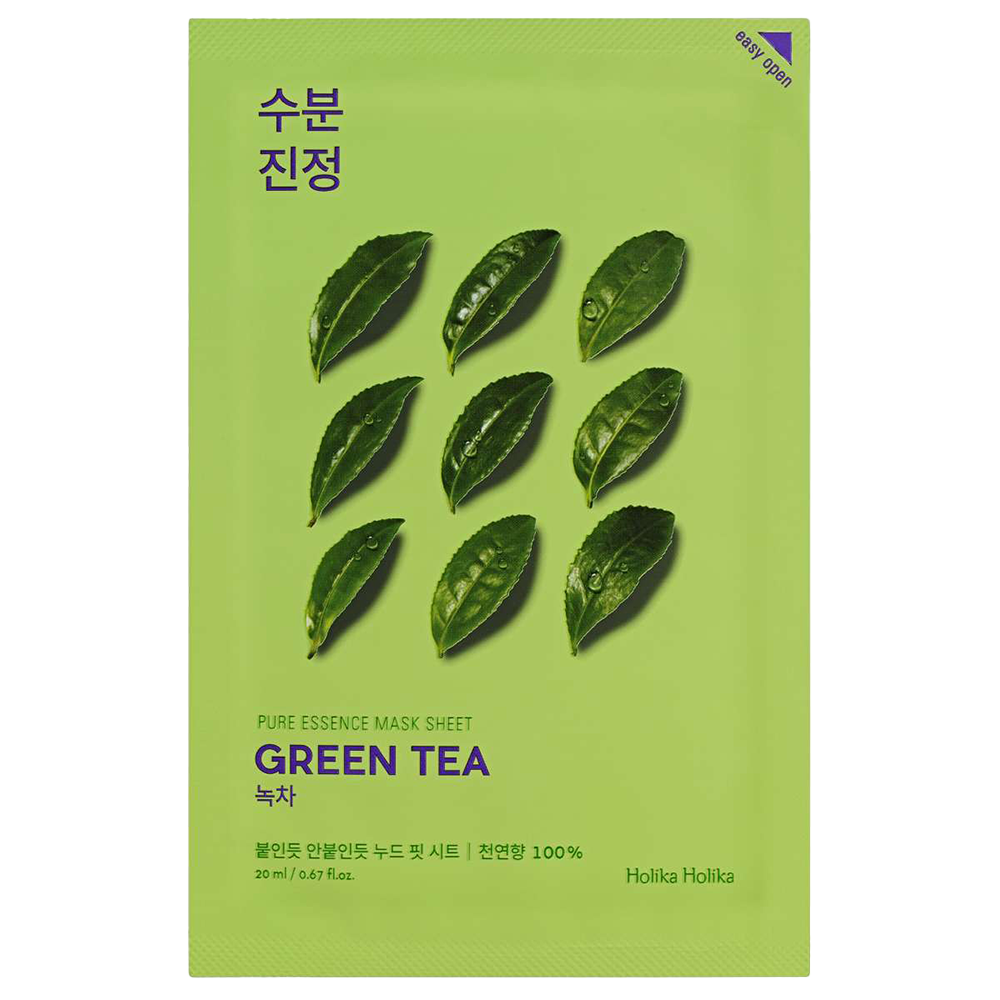 HOLIKA HOLIKA Pure Essence Sheet Mask 20ml - Green Tea-SKEEN