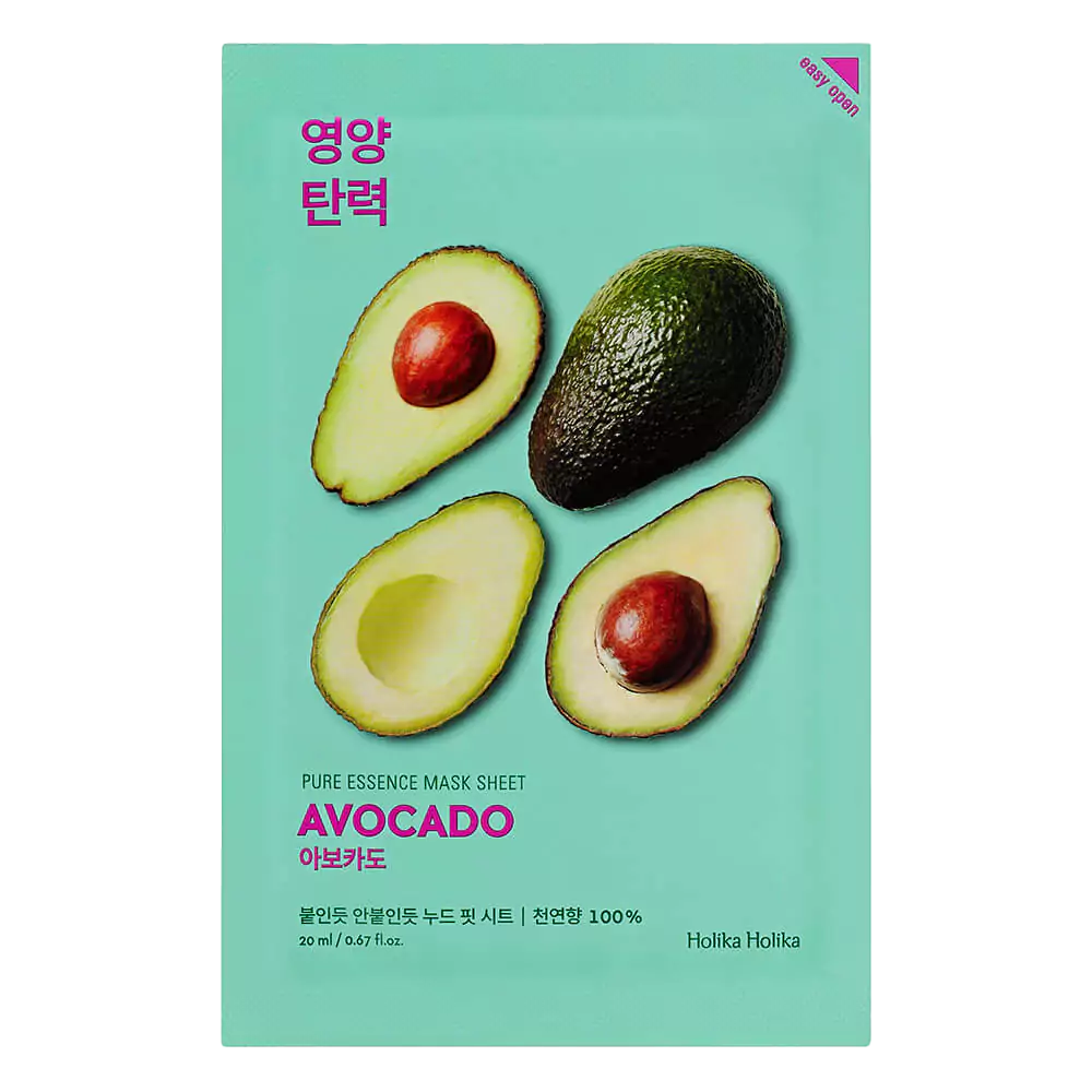 HOLIKA HOLIKA Pure Essence Sheet Avocado Mask 20ml-SKEEN