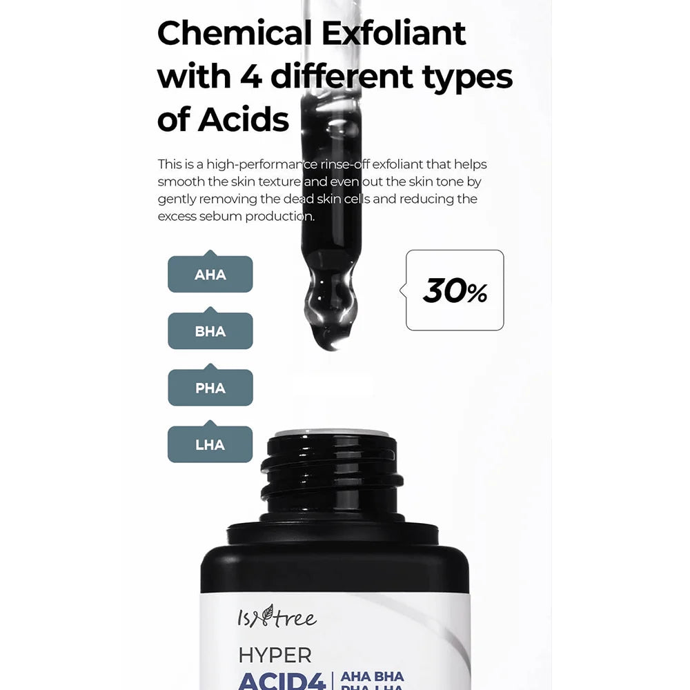 ISNTREE Hyper Acid AHA BHA PHA LAH 30 Serum 20ml-SKEEN