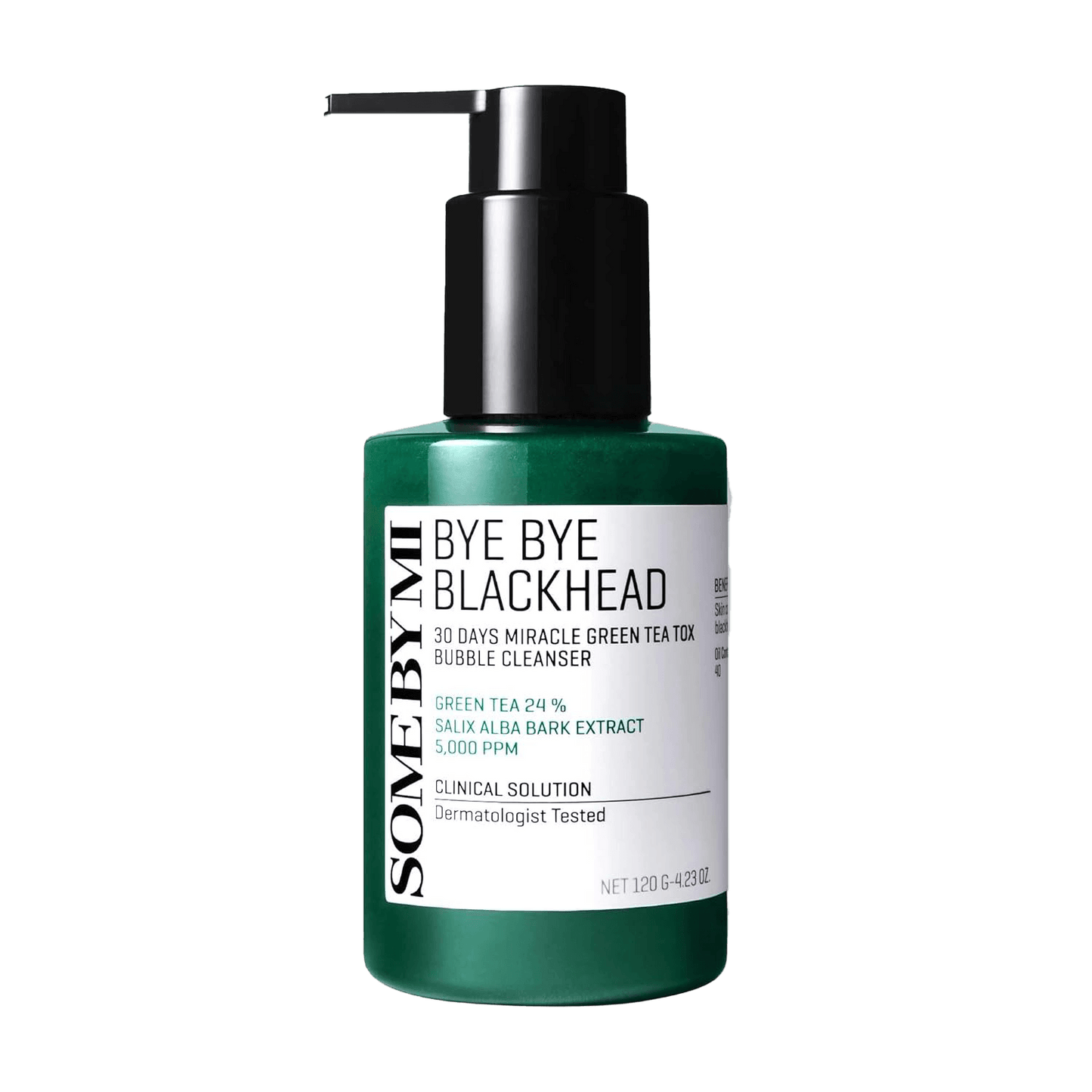 SOMEBYMI Bye Bye Blackhead Miracle Green Tea Tox Bubble Cleanser 120ml