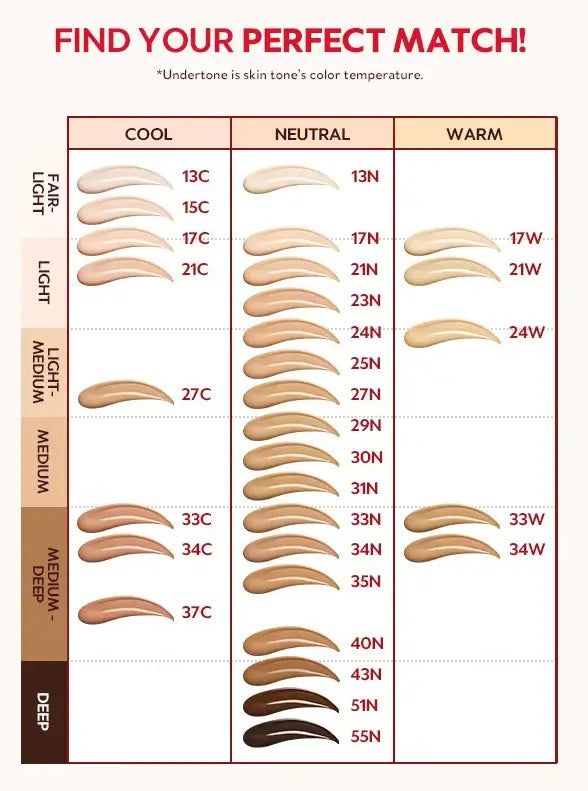 TIRTIR Mask Fit Red Cushion SPF40 PA++ Cushion Make Up 18g