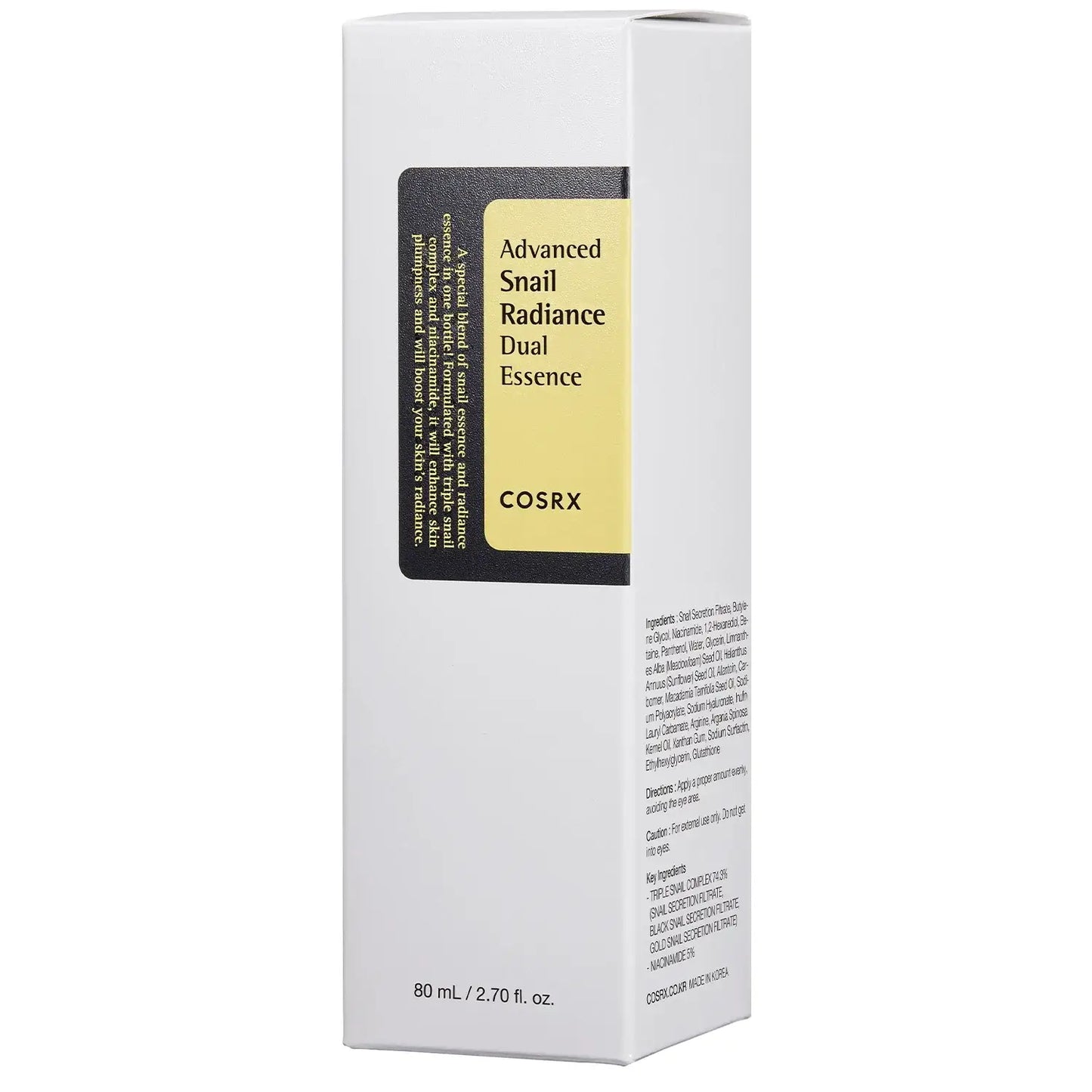 COSRX Advanced Snail Radiance Dual Essence 80ml