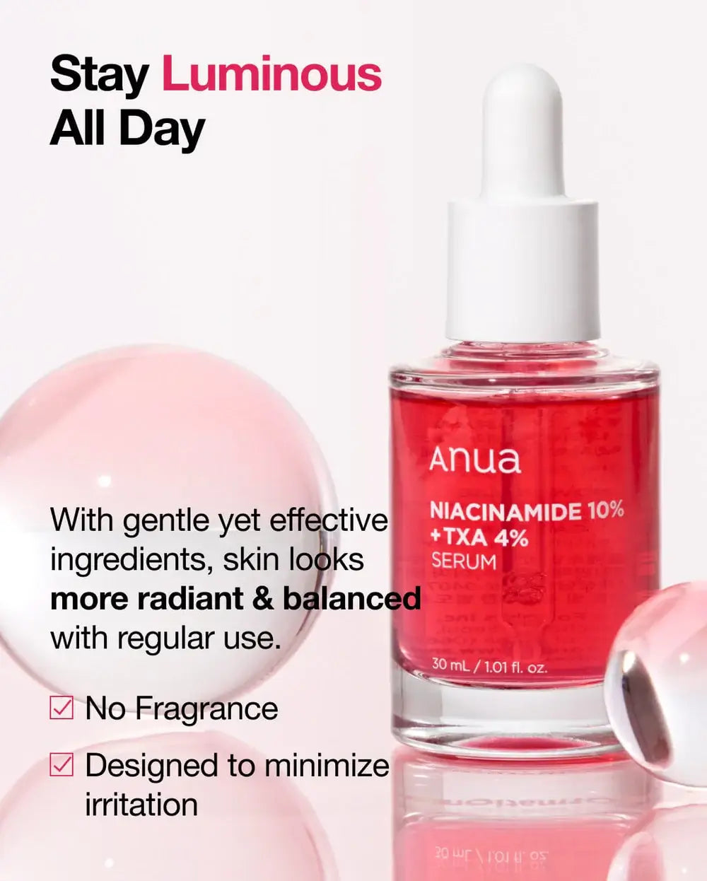 ANUA Niacinamide 10% + TXA 4% Serum 30ml-SKEEN