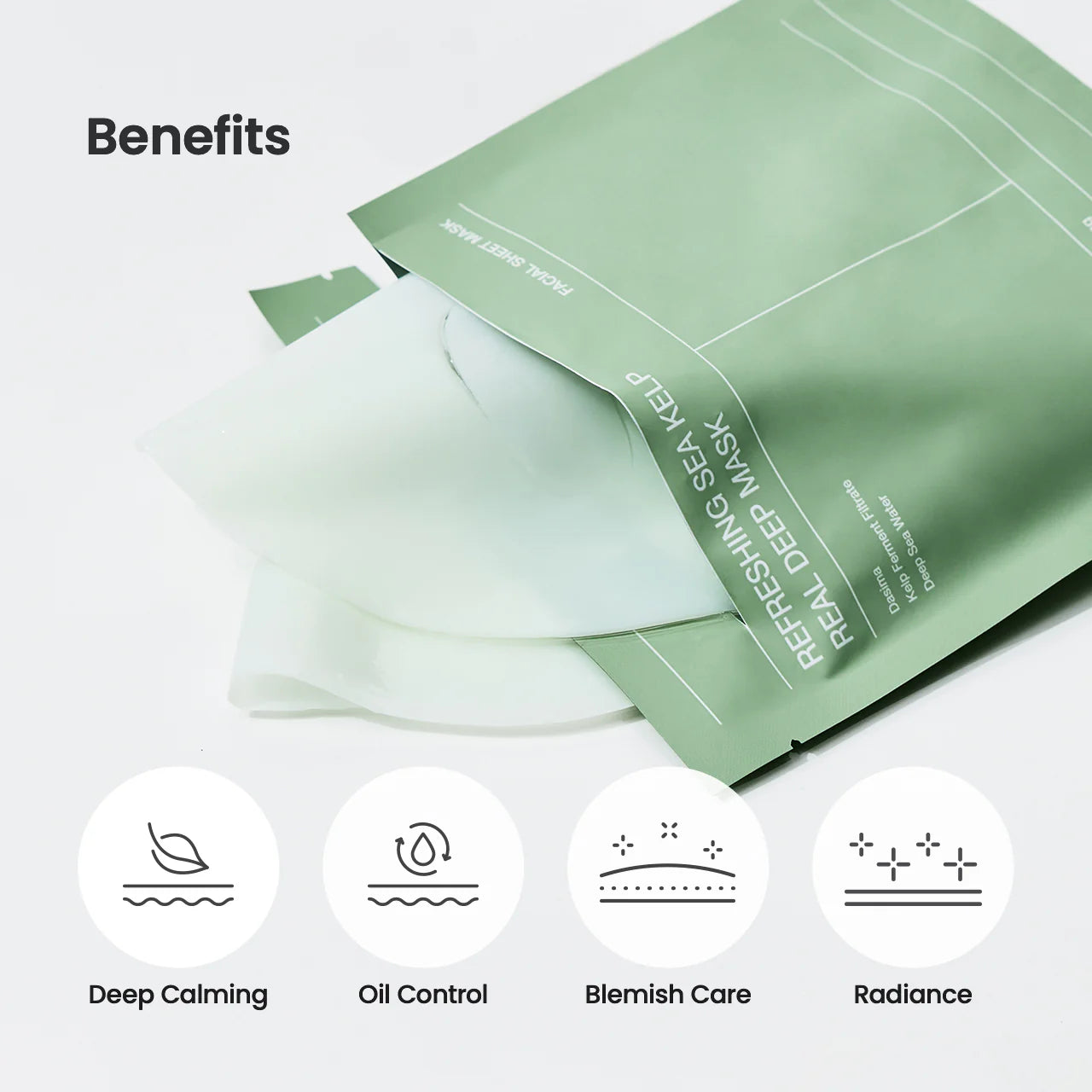 Biodance Refreshing Sea Kelp Real Deep Face Mask 34g
