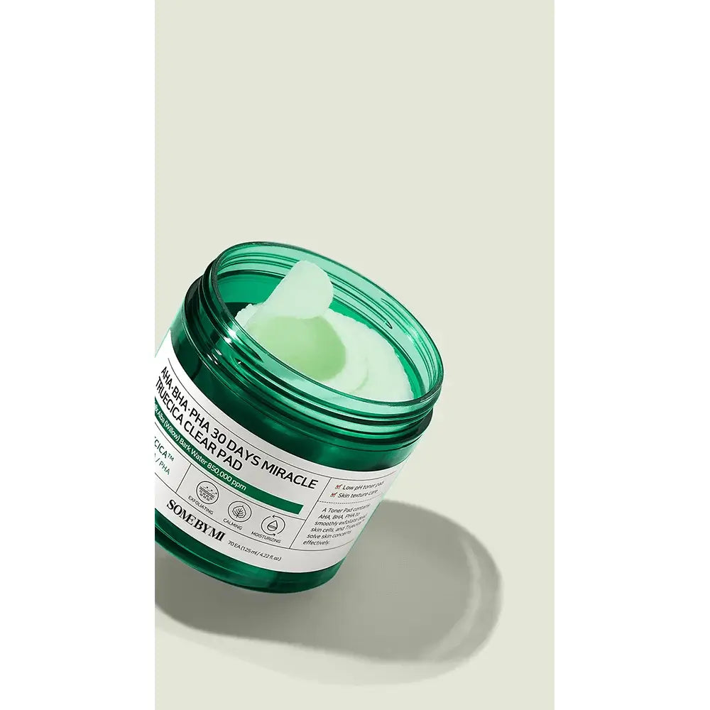 SOMEBYMI AHA-BHA-PHA 30 ημερών Miracle Truecica Clear Pad 70τμχ -125ml