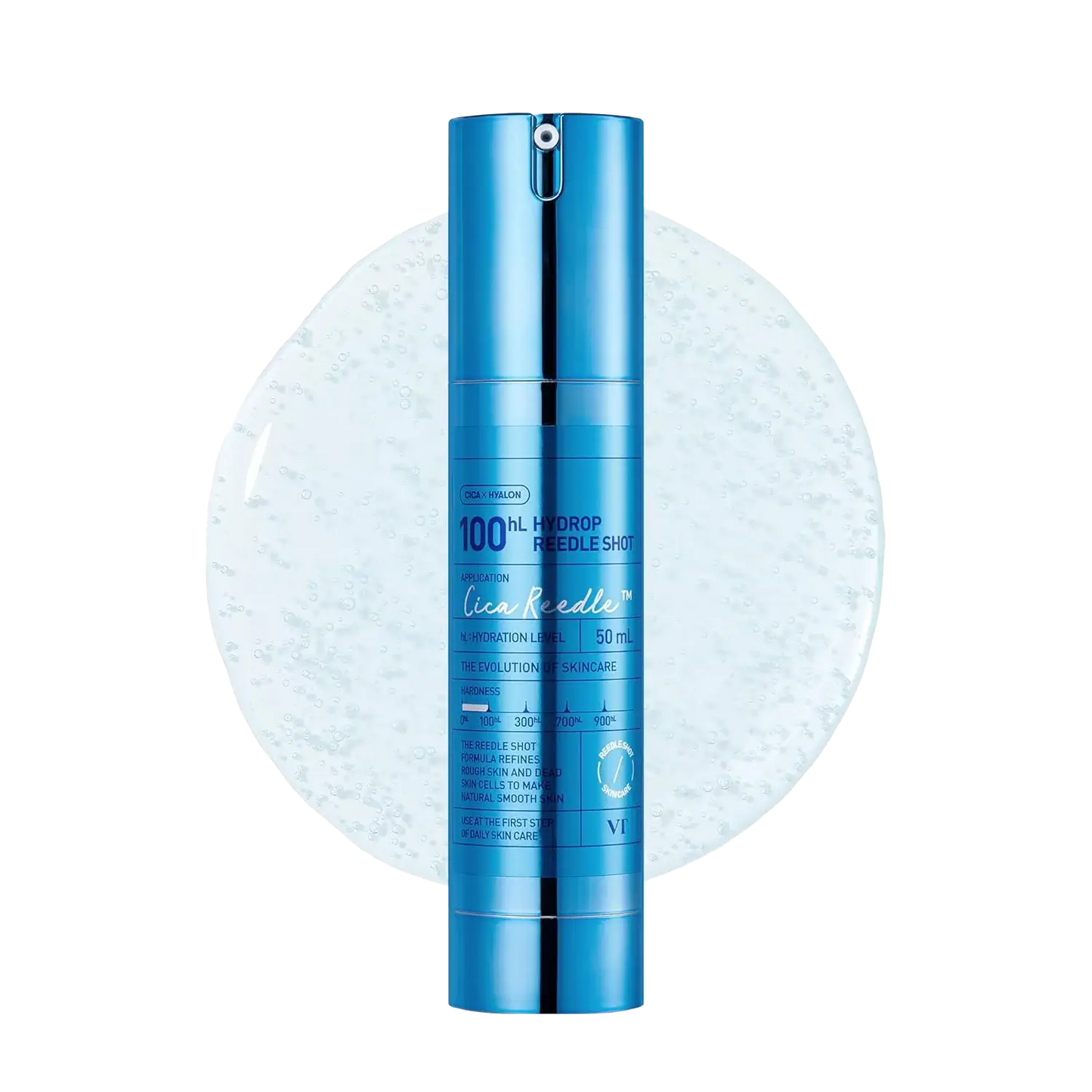 VT Cosmetics Hydrop Reedle Shot 100hL Moisturizing Microneedle Face Booster 50ml-SKEEN