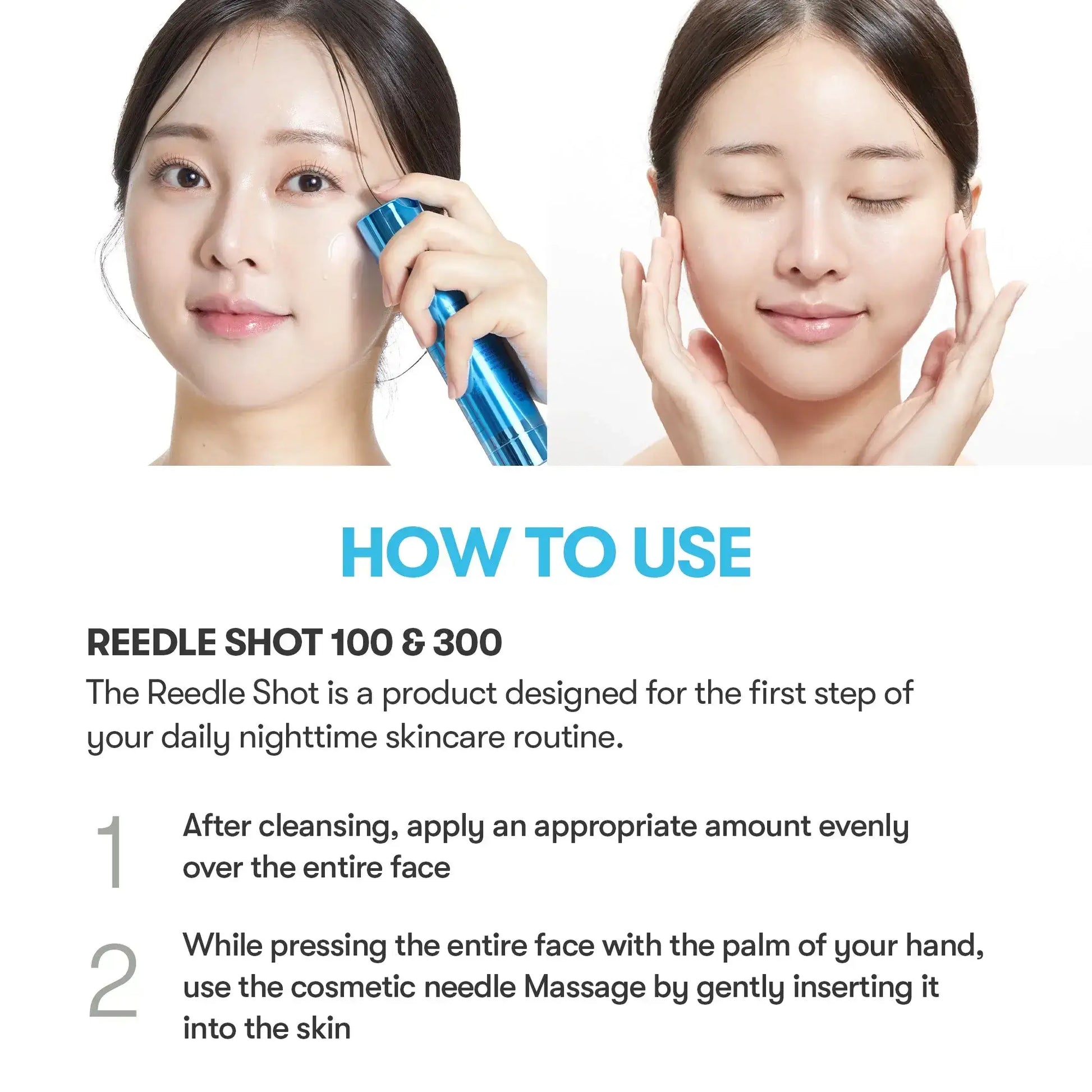 VT Cosmetics Hydrop Reedle Shot 100hL Moisturizing Microneedle Face Booster 50ml-SKEEN