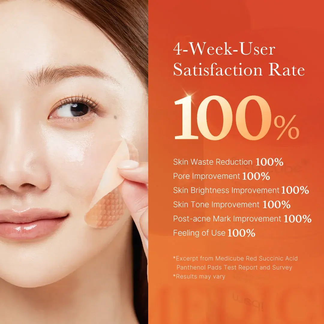 Medicube Red Succinic Acid Peeling Pads 70 τμχ 155g - Απολέπιση