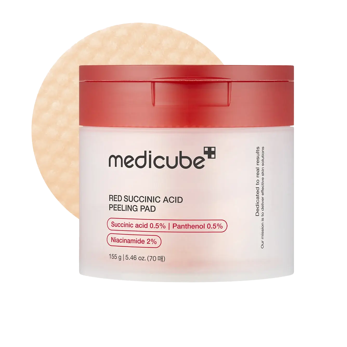 Medicube Red Succinic Acid Peeling Pads 70 τμχ 155g - Απολέπιση