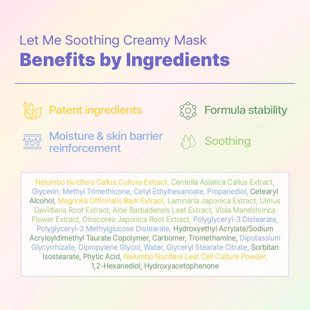 PLODICA Let Me Soothing Creamy Mask 120ml