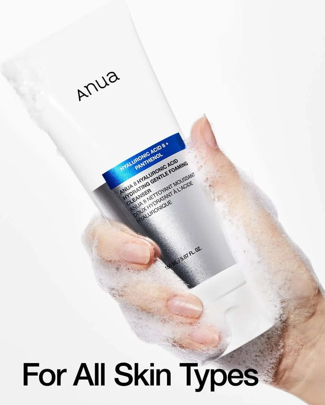 ANUA 8 Hyaluronic Acid Hydrating Gentle Foaming Cleanser 150ml