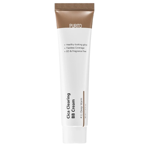 PURITO Cica Clearing BB Cream 30ml - 31 Deep Warm
