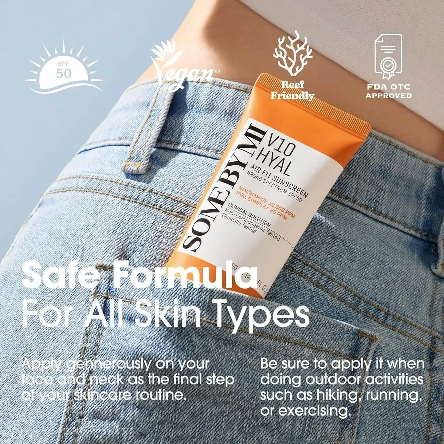 Αντηλιακό SOMEBYMI V10 HYAL Airfit SPF50+ 50ml