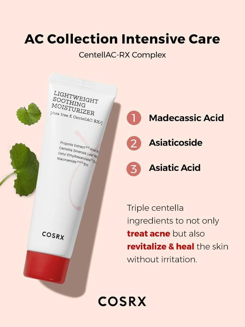 COSRX AC Collection Lightweight Soothing Moisturizer 80ml 2.0