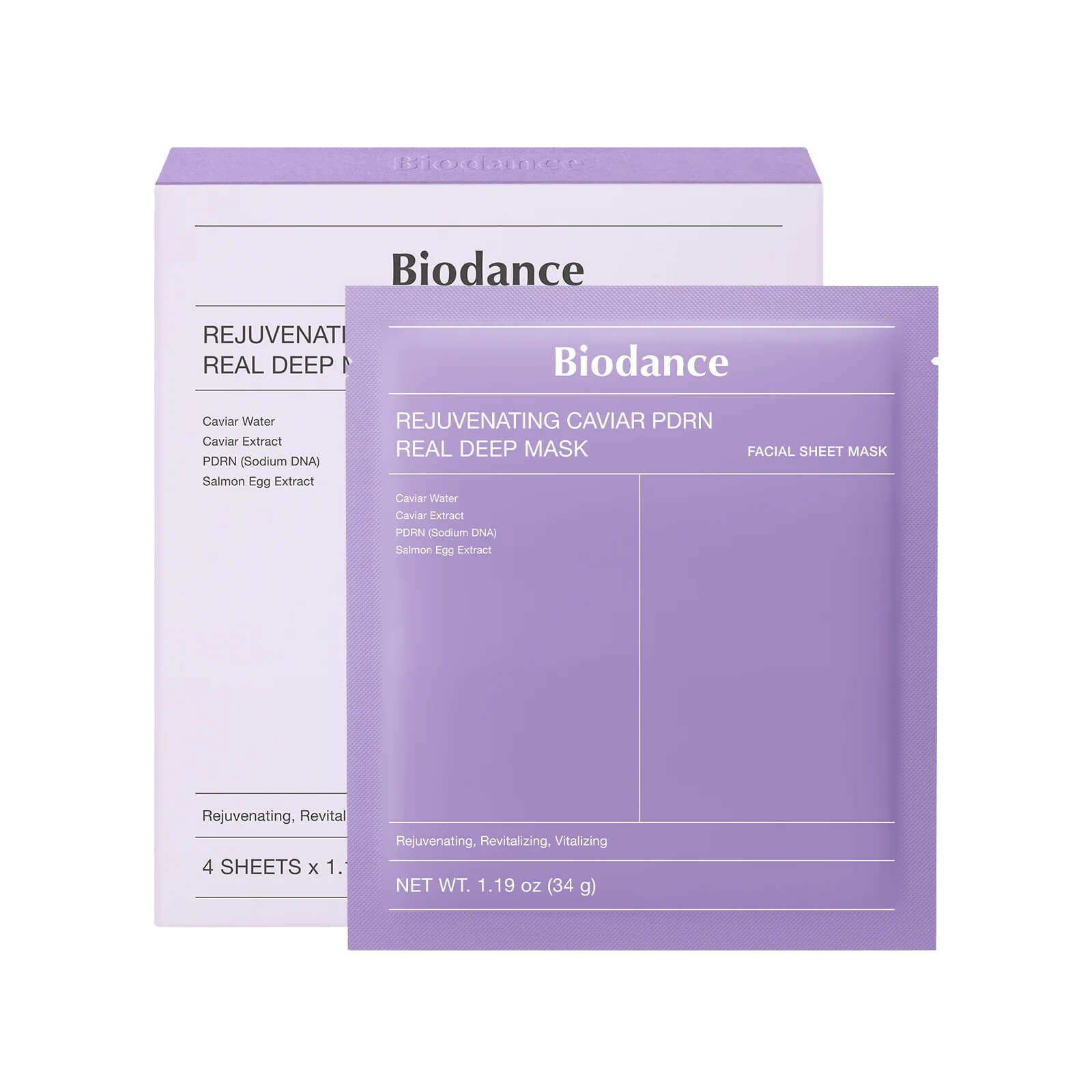 BIODANCE Rejuvenating Caviar PDRN Real Deep Mask 34g