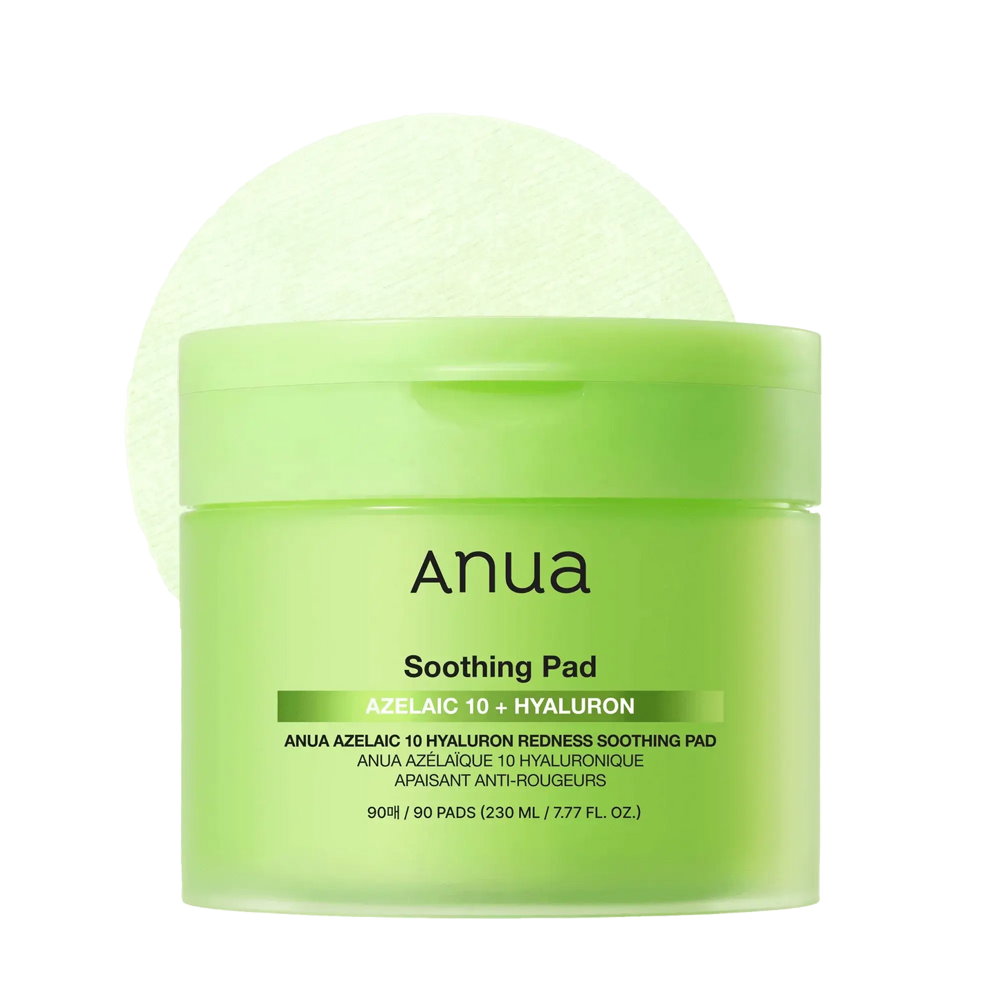 ANUA Azelaic 10 Hyaluron Redness Soothing Pad 230ml - 90pads
