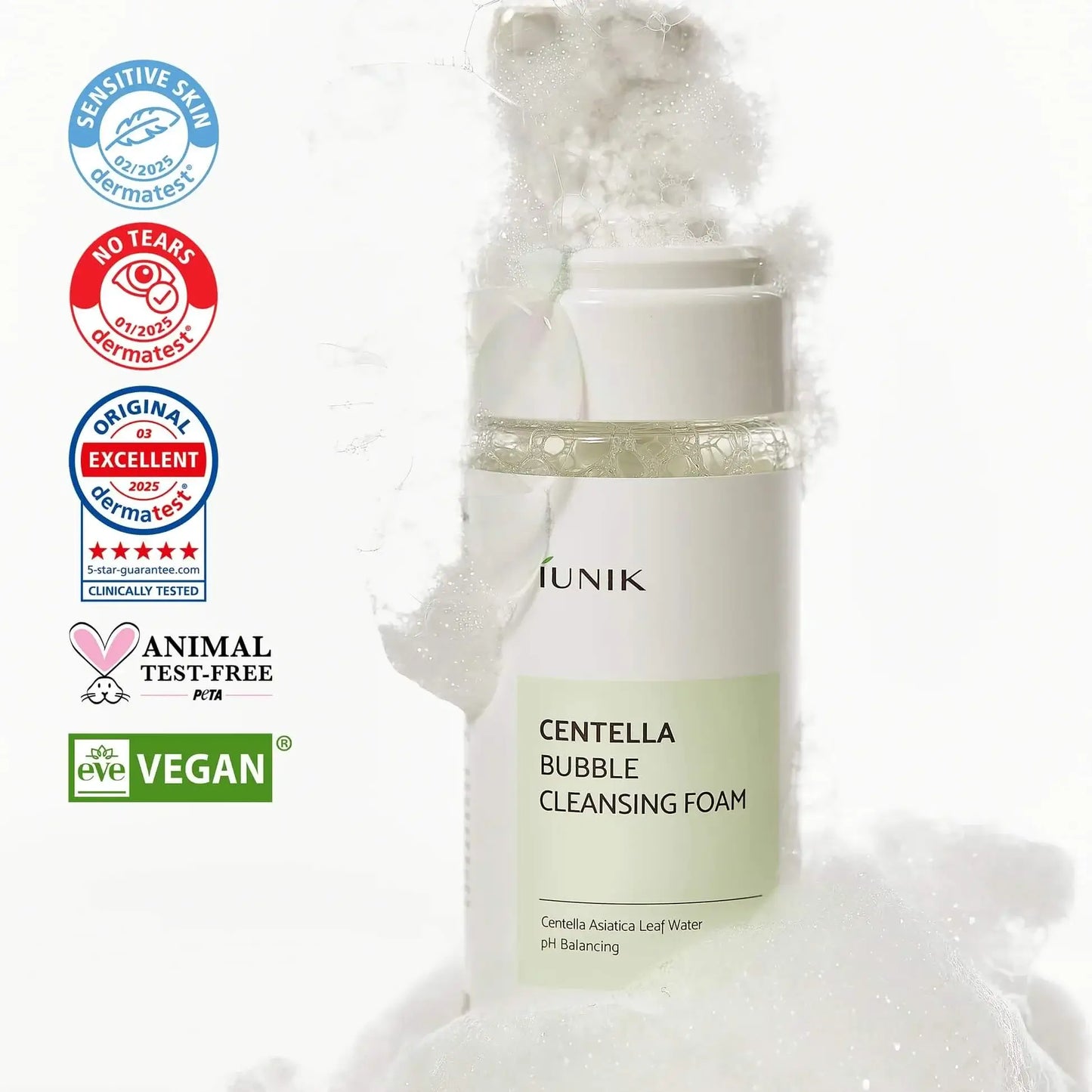 IUNIK Centella Bubble Cleansing Foam 150ml