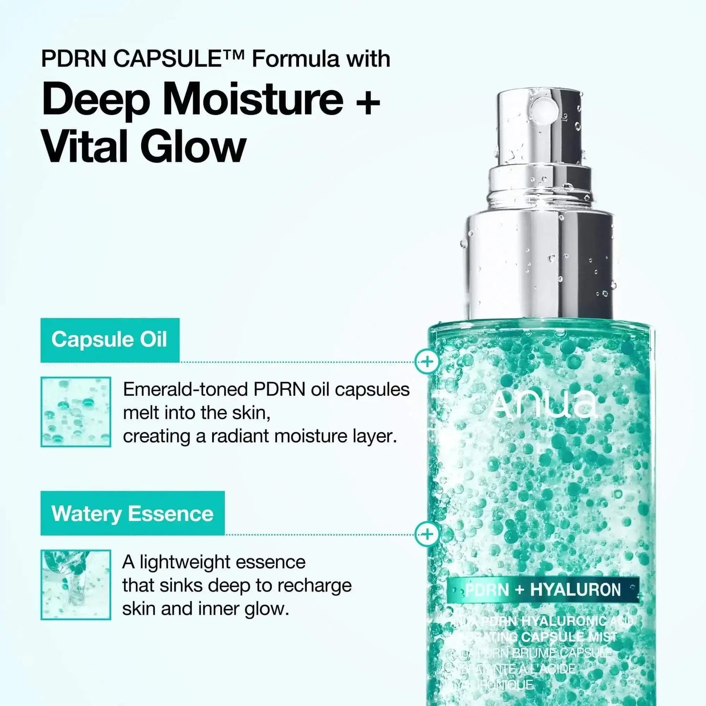 ANUA PDRN Collagen Glow Facial Serum Spray Mist 100ml