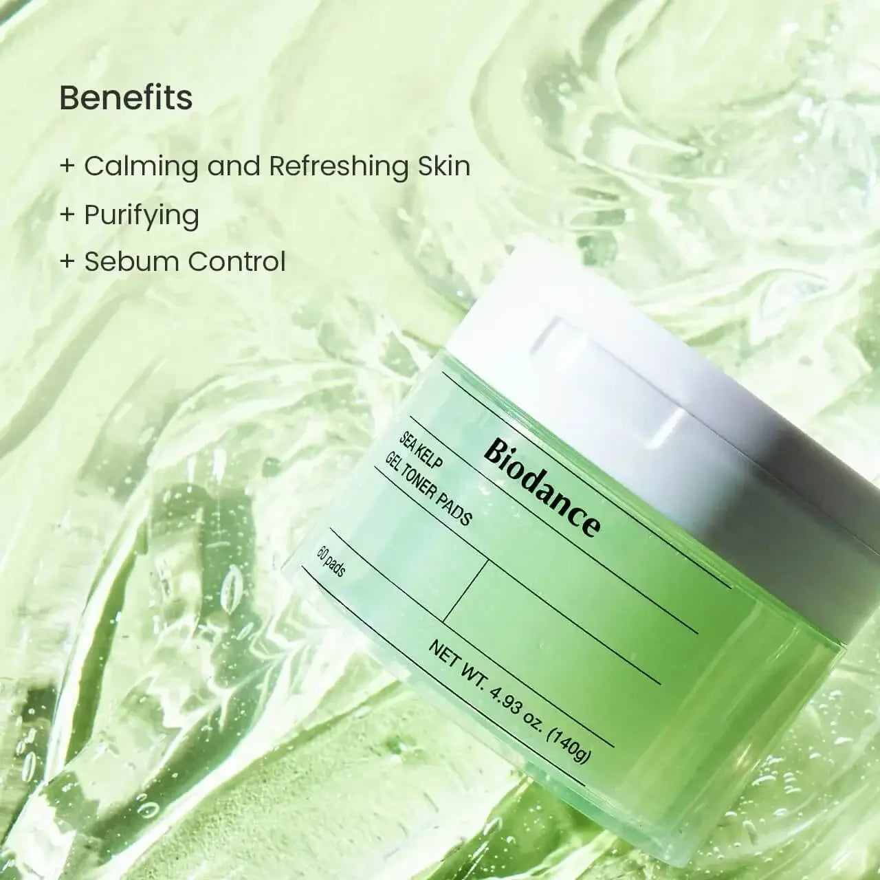 BIODANCE Sea Kelp Gel Toner Pad 60pcs