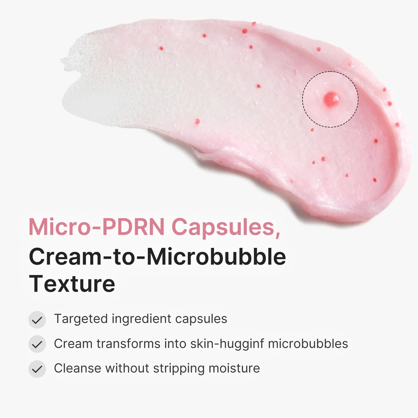 MEDICUBE PDRN Pink Glutathione Capsule Cleansing Foam 120g